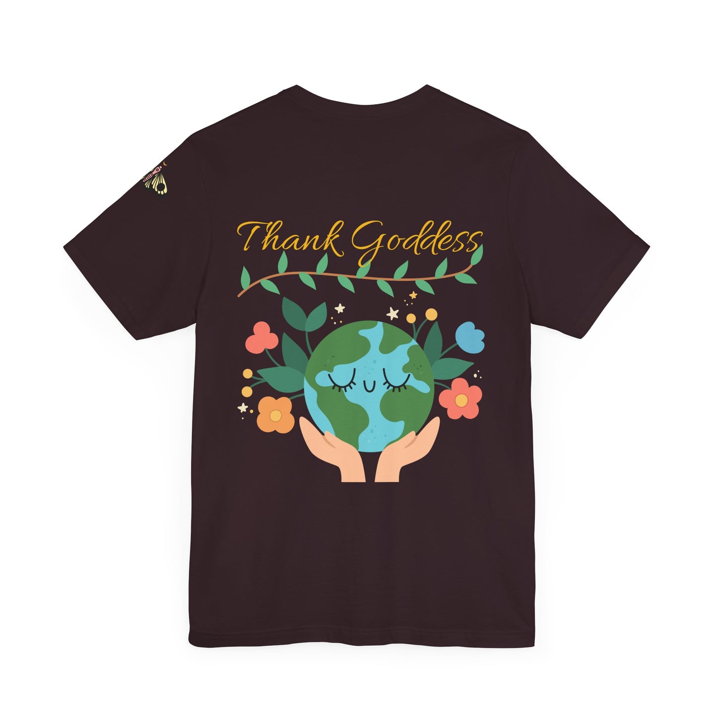 "Thank Goddess" Unisex Jersey Kurzärmeliges T-Shirt