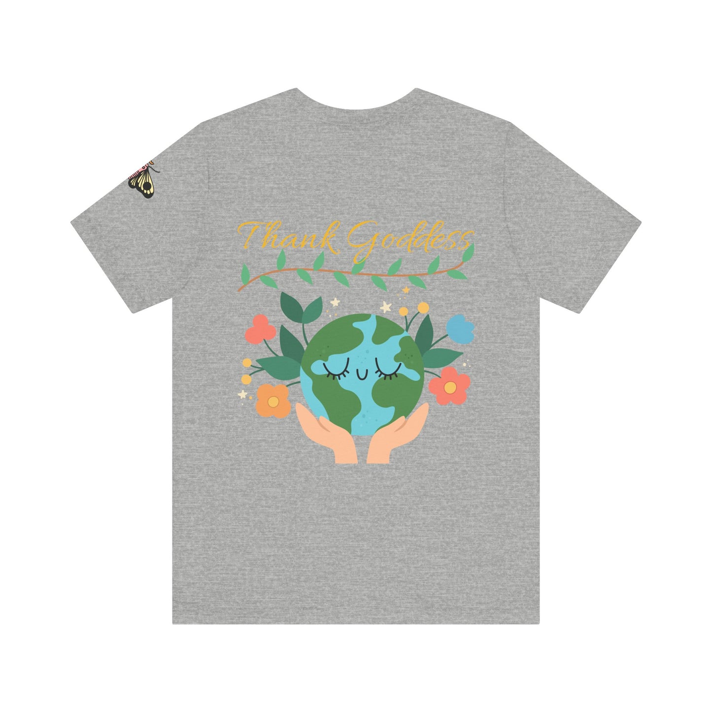 "Thank Goddess" Unisex Jersey Kurzärmeliges T-Shirt