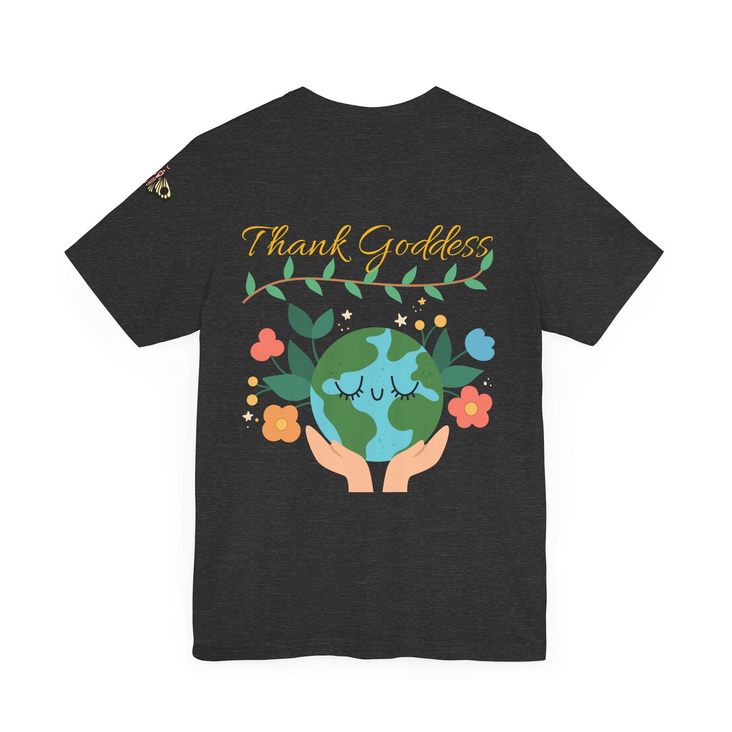 "Thank Goddess" Unisex Jersey Kurzärmeliges T-Shirt