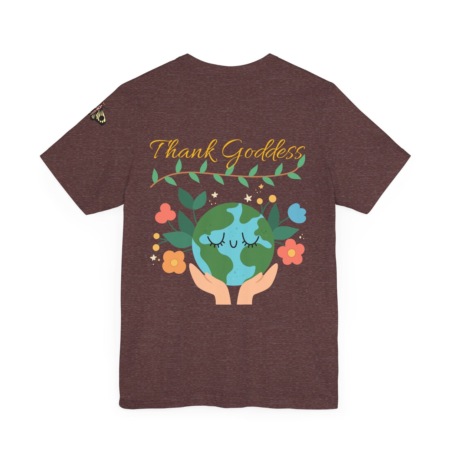 "Thank Goddess" Unisex Jersey Kurzärmeliges T-Shirt