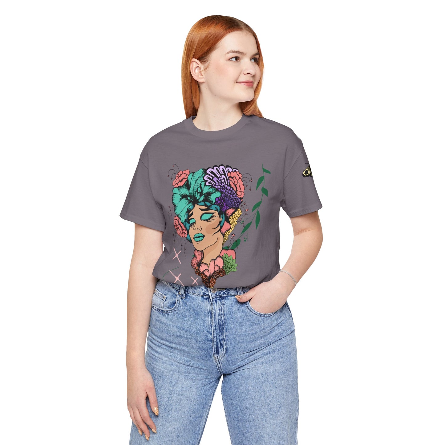 "Thank Goddess" Unisex Jersey Kurzärmeliges T-Shirt