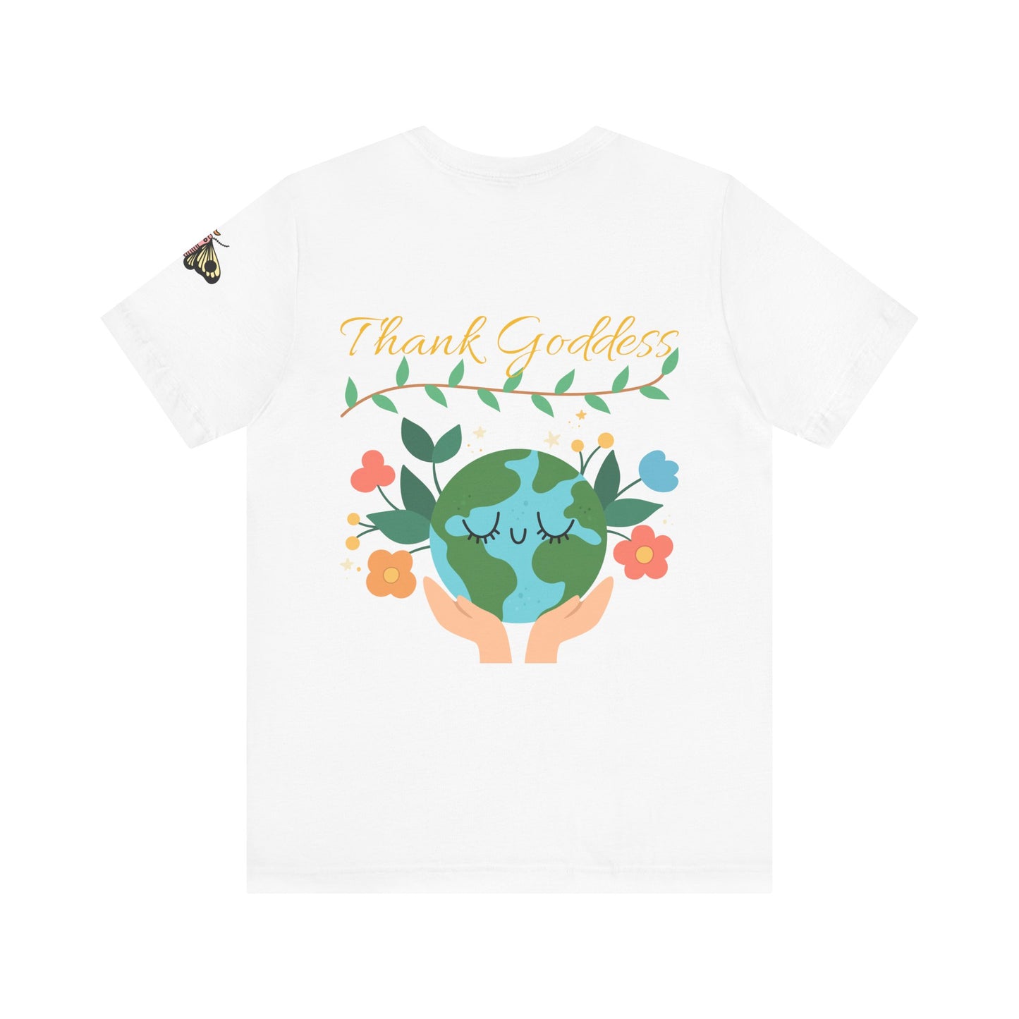 "Thank Goddess" Unisex Jersey Kurzärmeliges T-Shirt