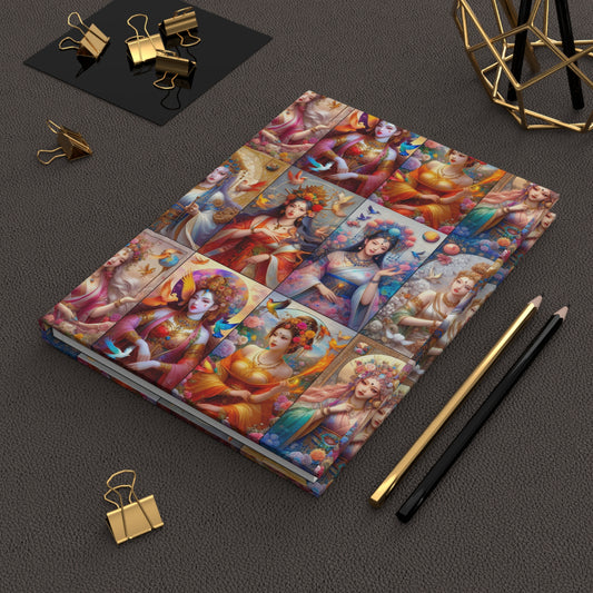 Hardcover Journal - Beautiful Goddesses Empowering and Inspirational Design